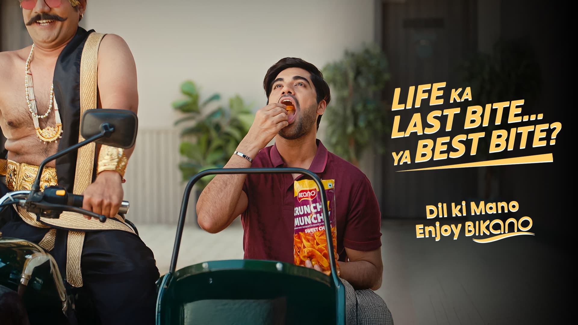When life is at risk, eat some crisp!