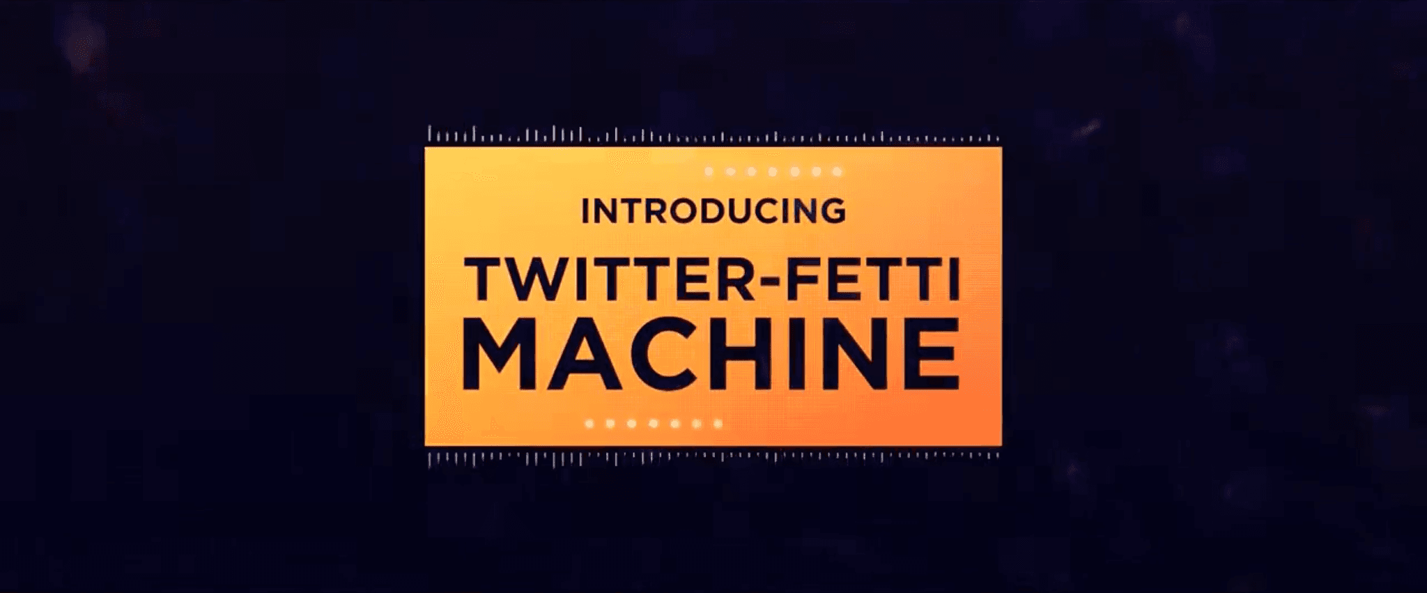 Ignis Twitterfetti Machine